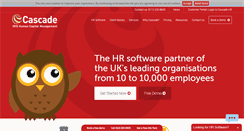 Desktop Screenshot of cascadehr.co.uk